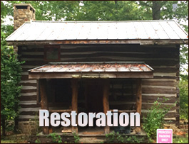 Historic Log Cabin Restoration  Marshall County, Kentucky